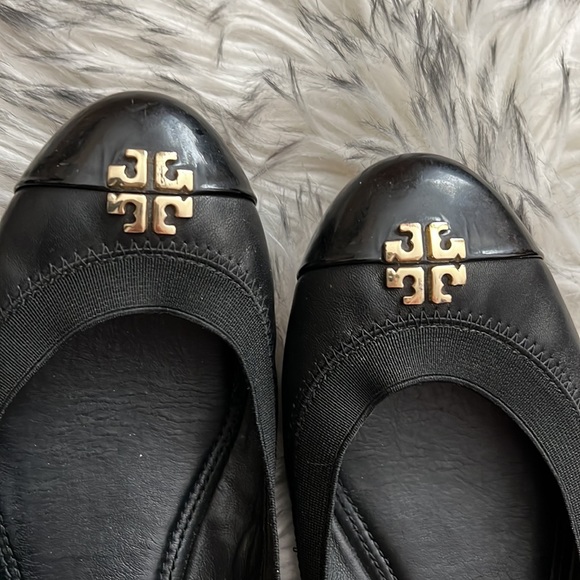 Tory Burch ballet flats 7 1/2 black - Picture 3 of 12